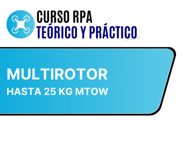 Drones tipo Multirrotor (MTOW<25 KG)